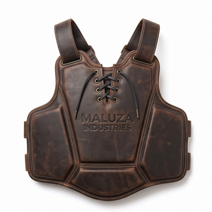 Protège-poitrine de boxe personnalisé MALUZA INDUSTRIES avec logo, rembourrage EPE, protection des côtes, armure de sparring pour le kickboxing, protection corporelle multi-couches pour l'entraînement - Product Image 1