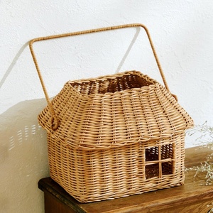 <b>Toy</b> <b>storage</b> container bags for children house designed <b>basket</b> rattan <b>baskets</b> with top handle - Product Image 5