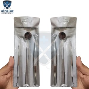 Kit de Examen Dental, Instrumentos Dentales de Precisión para Diagnóstico Oral, Espejo, Sonda, Raspador, Juego de Herramientas para Dentistas - Product Image 4