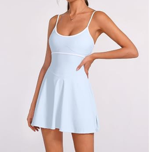 Women Tennis Uniform premium Quality Sports Wear <b>Custom</b> Sports <b>Dress</b> For Women - Product Image 4