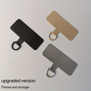 Clip per telefono in metallo, in acciaio inossidabile, sottile, resistente, con cordino anti-smarrimento per cellulare - Product Image 2