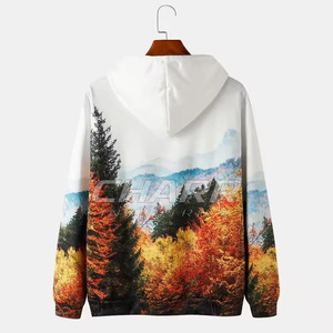 Sweat-shirts d'hiver de haute qualité fabriqués en usine, logo personnalisé, vente en gros, en molleton de coton mélangé, respirant, séchage rapide pour hommes, en promotion, pour l'extérieur - Product Image 2