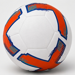 ลูกฟุตบอลสตาร์ลิงค์ สีขาว น้ำเงิน ส้ม ทนทาน แบบไฮบริด - Product Image 4