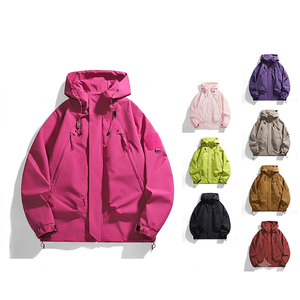 Chaqueta con Capucha para Hombre, Precio de Fábrica China Bangladesh, Ligera, Transpirable, Informal, con Cierre, Resistente al Agua, con Cierre en el Pecho - Product Image 1