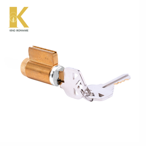 Serrure cylindrique en laiton sur mesure, 5 goupilles avec gorge KW, finition chrome poli, sécurité pour porte - Product Image 2