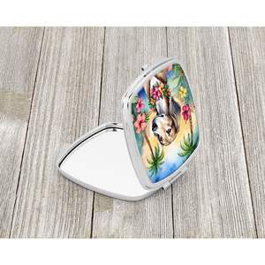 Saluki Luau miroir de maquillage de voyage compact pour les femmes miroir décoratif de poche pliable cadeau pour les filles - Product Image 2