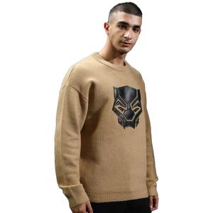 Suéter de estilo Jacquard para hombre, camisas, recién llegadas, colección de invierno con hombros caídos, jersey de cuello redondo, técnica lavada superior - Product Image 3