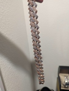 Colgante de Diamante Redondo de Corte Brillante VVS1 Cultivado en Laboratorio Jay Balaji, Chapado en Oro Rosa y Rodio, para Mujer, Modelo BP 263 de 14k/18k - Product Image 4