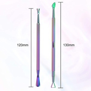 Pousse-cuticules en métal fabriqué au Pakistan 2026, double extrémité en acier inoxydable, pour retirer les cuticules - Product Image 6
