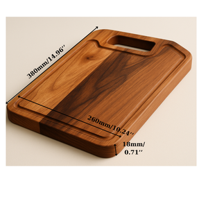 Acacia Wood Cutting Board with Handle Solid Wood <b>Kitchen</b> Chopping Board Food Grade Eco Friendly OEM Supplier - Product Image 5