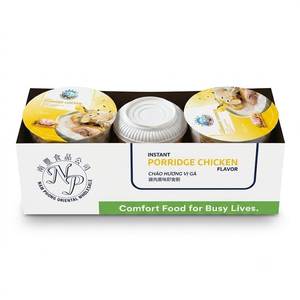 Porridge de riz vietnamien instantané au poulet, prêt à consommer, 120g, stockage à température ambiante, OEM, marque privée, durée de conservation 12 mois - Product Image 3