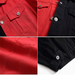 Nouvelle veste d'hiver au design élégant avec logo personnalisé, facile à porter, design haut de gamme tendance, manches longues, prix bas, veste en jean pour hommes - Product Image 5