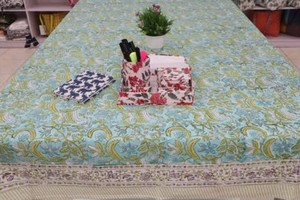 Mantel Rectangular de Lino y Algodón con Estampado Floral, Hecho a Mano, Ligero, Lavable, para Uso Doméstico, Estilo Pastoral, Logotipo Personalizado - Product Image 4