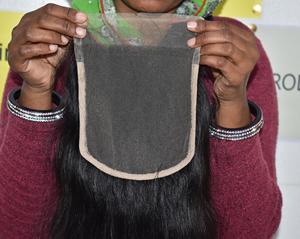 ผมแท้100% ยาว8-32นิ้วยาว7*7ปิดหนังกำพร้าตรงแนววิหารบราซิลเลียนทอผมอินเดีย - Product Image 2
