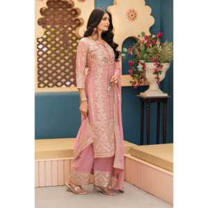 Hermoso Conjunto elegante de Plazzo Dupatta para mujer con bordado elegante - Product Image 3