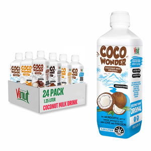 Bebida de leche de coco de fábrica ISO BRC KOSHER HALAL FSSC Certificado Bajo MOQ Variedad de jugo con sabor Muestra gratis Diseño OEM/ODM - Product Image 1