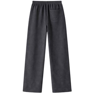 Pantalon de survêtement côtelé épais délavé pour homme – Joggers décontractés en coton style streetwear avec cordon de serrage à la taille – Tenue de sport tendance - Product Image 4