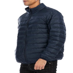 2024 Winter Men's Custom Size Puffer Jacket OEM New Design Hooded Zipper <b>Padded</b> Coat Streetwear Thick 100% Nylon Sale - Product Image 2