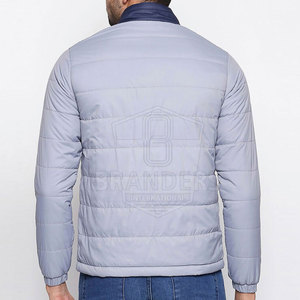 Veste matelassée d'hiver pour homme, style doudoune, avec design léger, isolation thermique et coupe confortable pour tous les jours - Product Image 3