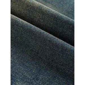Jean droit pour homme, style vintage moderne, effet usé léger, écologique et respirant, tendance mode streetwear hiver - Product Image 6