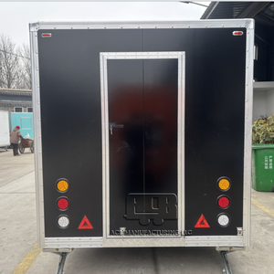 ACB Customized Square Towable Pasta Doner Kebab Food Trailer Modern Food Truck Trailer with Fully Equipped Kitchen with Sticker - Product Image 1