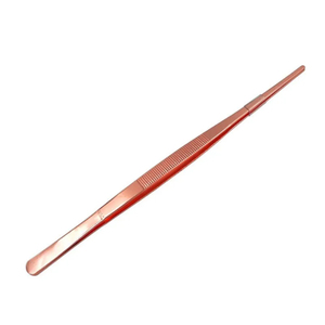 แหนบจับอาหารแบบยาว ปลายหยัก สแตนเลส ทนความร้อน สำหรับเชฟมืออาชีพ ยี่ห้อ Altomme Instruments เหมาะสำหรับการจัดจาน - Product Image 2