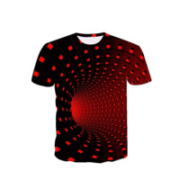 T-shirt en polyester/coton tricoté personnalisé avec éclairage LED activé par le son et clignotant pour la promotion et la publicité lors de fêtes
