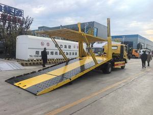 Camion <span class=keywords><strong>de</strong></span> remorquage à plateau plat antidérapant en acier 4x2 <span class=keywords><strong>de</strong></span> 6 tonnes avec système <span class=keywords><strong>de</strong></span> levage hydraulique pour le transport et le dépannage <span class=keywords><strong>de</strong></span> véhicules - Product Image 6