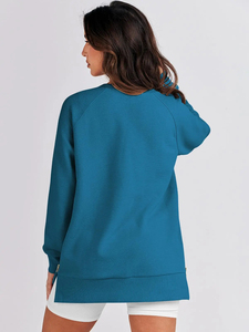 Sudadera Extra Grande de Forro Polar Grueso para Mujer, 100% Algodón, Logotipo Frontal, Alta Calidad, Mangas Largas, Sudaderas con Capucha para Mujer - Product Image 3