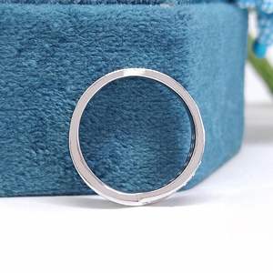 Anillo de Moissanita RITZIN para Mujer, Diseño Único de Dos Filas con Incrustaciones, Corte Brillante, Media Eternidad, Anillo a Juego para Boda y Aniversario - Product Image 3