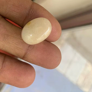 พลอยธรรมชาติราคาดีที่สุด คุณภาพสูง โอปอลสีขาวธรรมชาติ พลอยรูปไข่แบบหลวม ขายส่งเครื่องประดับพลอยธรรมชาติสีขาว - Product Image 1