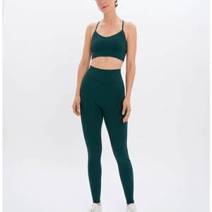 Conjunto de Yoga Profesional para Mujer, Diseño 2026, Talla Grande, 2 Piezas, Ecológico, Transpirable, Alta Calidad, Venta al Por Mayor - Product Image 1