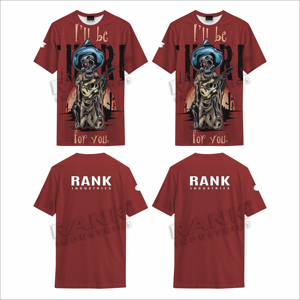 Camisetas de hombre 100% algodón, cómodas para el uso diario, camisetas estampadas de corte holgado para hombre - Product Image 6