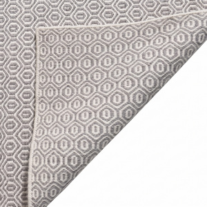 DECORDEC Tapis épais en laine gris anthracite foncé, texturé, tufté à la main, écologique, antidérapant, minimaliste, ton sur ton, pour salon - Product Image 6
