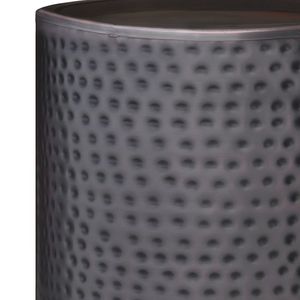 Corbin Antiqued <b>Copper</b> Hammered Metal Side <b>Table</b> for Coffee <b>Tables</b> - Product Image 6