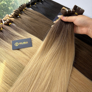 Rusa Hair Straight Vietnamese Human Hair Extensions Tape-in Hair Seamless Pu Skin Weft Double Drawn Ends 100g <b>Polybag</b> for Salon - Product Image 1