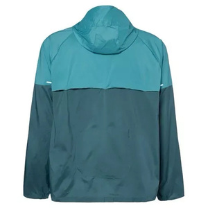 Custom Men Hooded Lightweight Waterproof Breathable Windbreaker <b>Jacket</b> Full Zip Safari Style Outdoor Running Sports OEM ODM - Product Image 2
