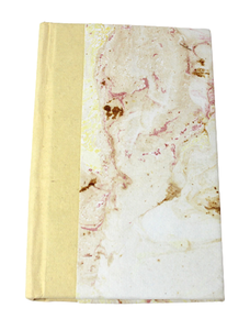 Designer White Marble Print Handmade Recycled Cotton Paper Note <b>Book</b> A5 Wood & Acid Free Hard Cover <b>Notebooks</b> Journal Diary - Product Image 1