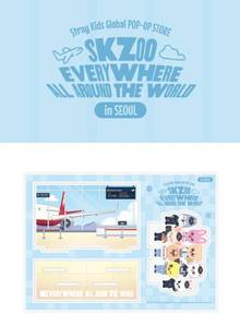 SKZOO Everywhere All Around The World (SKZOO ACRYLIC <b>STAND</b> SEOUL Ver) Pop Music <b>Cd</b> (Paper Plastic Korean Language All Ages BW-20 - Product Image 2