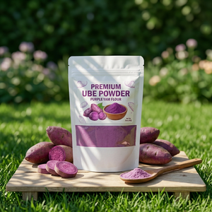 Poudre d'Ube de qualité alimentaire, ingrédient d'igname violette lyophilisée pour recettes de desserts, 1 kg - Product Image 1