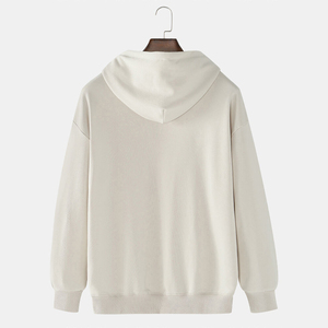 Sudaderas con Capucha de Color Sólido para Hombre de Alta Calidad, 100% Algodón, Ropa Casual de Invierno, Transpirable y de Gran Venta - Product Image 2