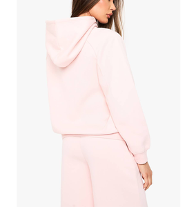 Ensemble de survêtement athlétique pour femmes avec impression personnalisée, sweat-shirt et pantalon de jogging surdimensionnés brodés, en molleton de coton, 2 pièces, pour l'hiver - Product Image 6