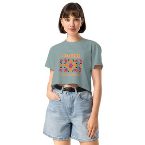 Comfortable <b>Top</b> Trendy Lightweight Regular Slim Best Design <b>High</b> Soft Crew Neck Fashion Casual Street Wear Summer Women Crop <b>Top</b> - Product Image 5