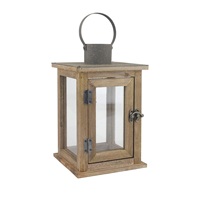 Lanterne suspendue en bois et métal pour la maison, les mariages, les décorations de Noël, taille personnalisée