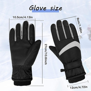 Wholesale Custom Logo Colors Men & <b>Women</b> <b>Ski</b> <b>Gloves</b> Waterproof & Windproof Touch Screen Non-Slip OEM Winter Unisex <b>Ski</b> <b>Gloves</b> - Product Image 3