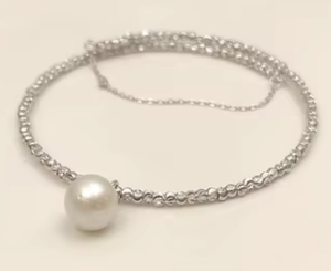 Pulsera de moda con aspecto de perla real con estilo encantador con perla blanca brillante para niñas Diseño brillante de moda para mujeres - Product Image 2