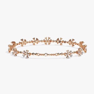 Sparkling Moissanite Diamond <b>Bracelet</b> High Quality 18K Rose Gold Non-Fade Hip Hop Jewelry for Men and Women - Product Image 3
