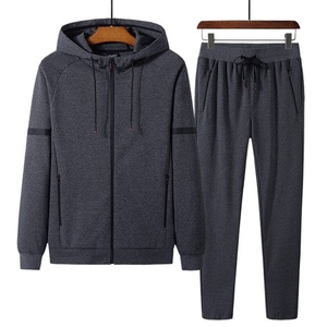 New Arrival Men's Full Front Zipper Hood & Pants Homme Sweat Suit Melegito Training Wear Trenerka Spordidress Traningsoverall - Product Image 4