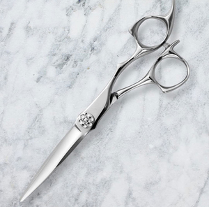 Tijeras Profesionales de Acero Inoxidable Japonés para Cortar el Cabello, Tijeras de Barbería para Hombres y Mujeres, con Funda de Cuero - Product Image 6