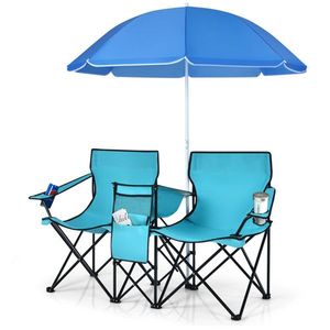 Outdoor Camping Chair with Umbrella for Beach Use - Product Image 3